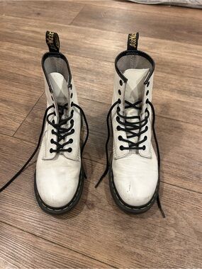 Dr. Martens white size 8